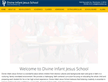 Tablet Screenshot of divineinfant.org